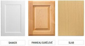 portes d'armoires de cuisine